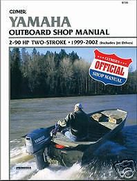 New clymer shop manual for yamaha outboards 1999-2002  ~   b786