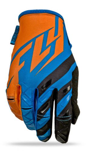 Fly racing kinetic 2015 mens mx/offroad gloves blue/orange/black