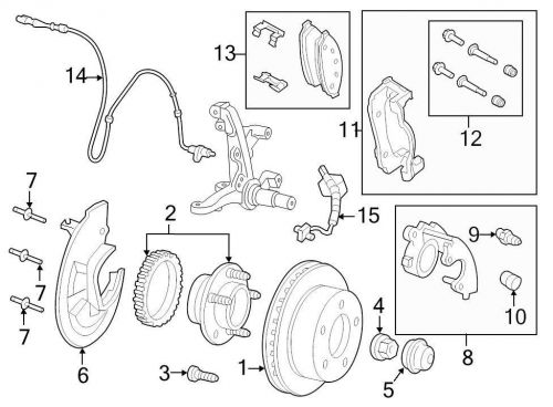 Ford oem abs wheel speed sensor wiring harness 6w1z2c204a image 14