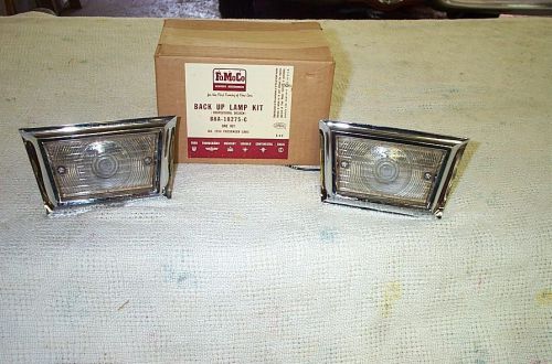 Nos 1958- 58  ford backup light kit --trapezoidal style