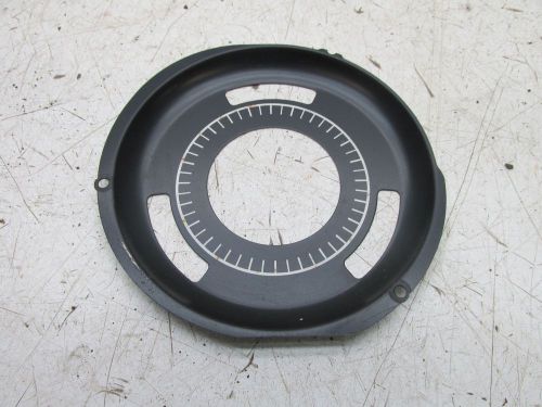 70-81 firebird trans am oil / amp / water light indicator bezel