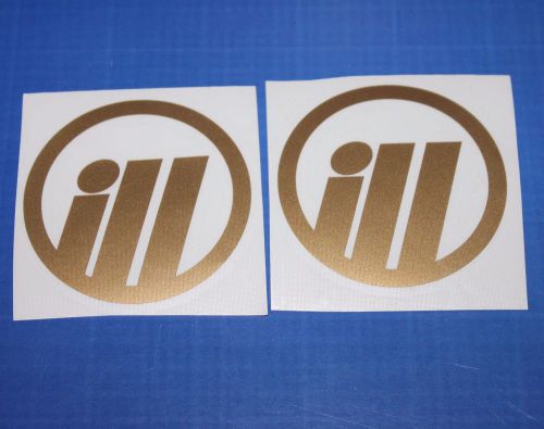 X2 illest golden sticker decal jdm ill fatlace hellaflush round bumber race car