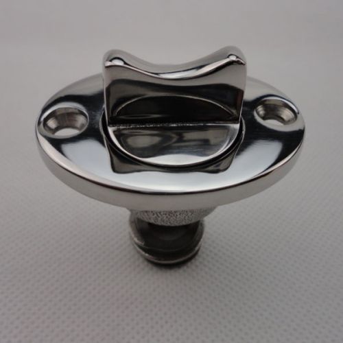 1x oval garboard drain plug s.s fits 1&#039;&#039; holethread for 3/4&#039;&#039; polished practical