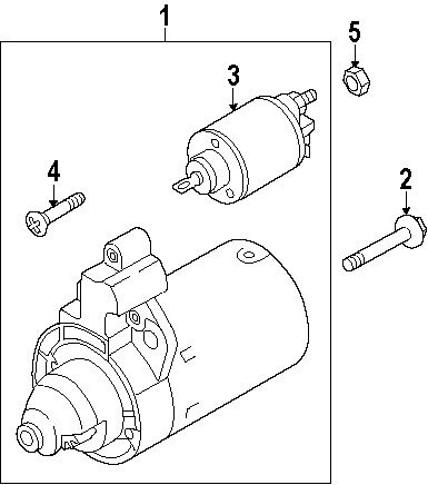 Audi 06h911021ex genuine oem starter