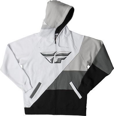 Fly racing panic hoody black/white sweatshirt s/m/l/x/2x