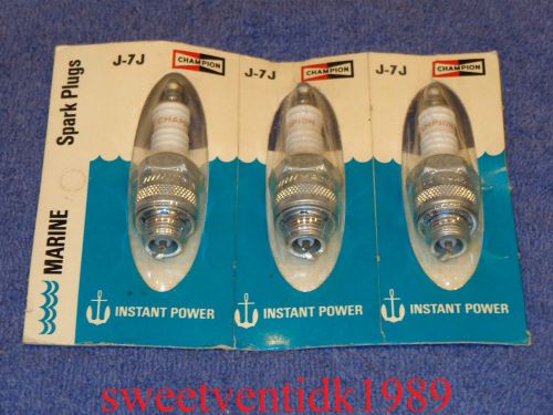 ‘nos’ champion j-7j spark plugs.......marine inboard / outboard engines