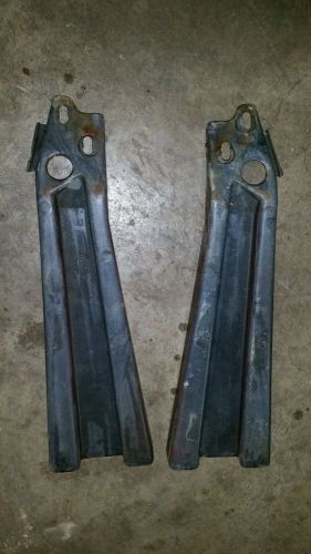 1980-82 corvette original  front outer bumper braces