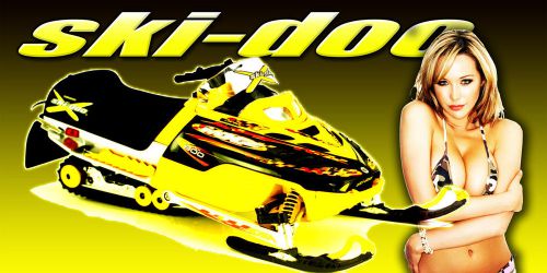 Ski doo snowmobile racing snocross garage banner - snow chic #15