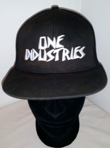 One industries &#034;destroy&#034; trucker baseball meshback hat motorcycle cap