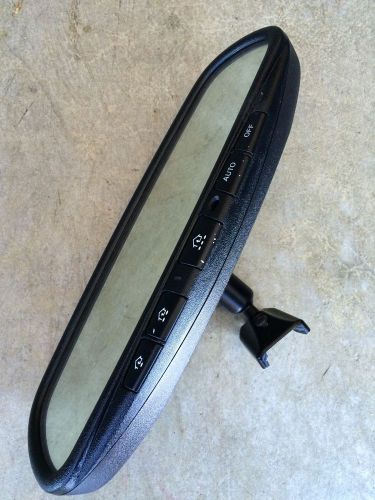 04-05 nissan infiniti g35 350z quest interior rear view mirror 015633 w/homelink