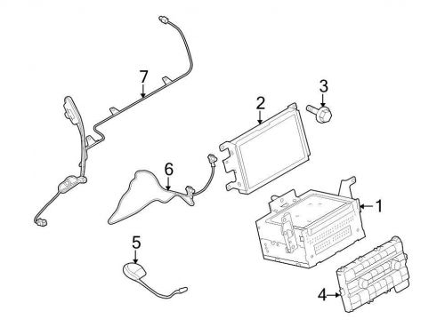 Ford oem gps antenna assembly ar3z10e893b image 5