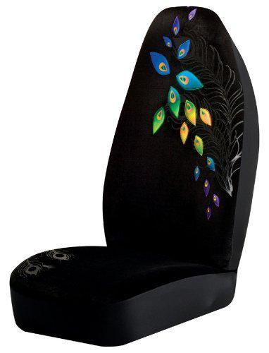 Peacock universal bucket seat cover black