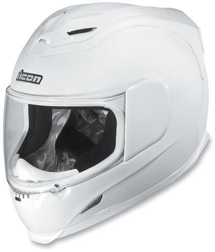 Icon airframe motorcycle helmet white size x-small
