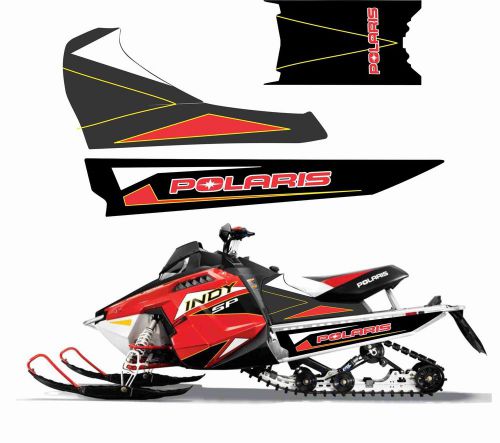Polaris 550 600 800 indy sp le 120 144 tunnel tank decal sticker 13 14 2015 2016