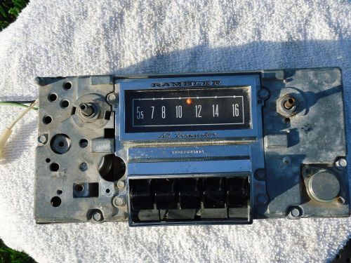 Vintage rambler car radio  / antique car radio / 1960&#039;s rambler