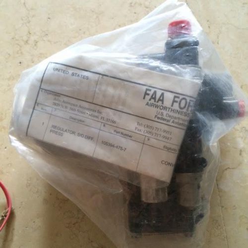 105394-475-7 regulator, so differential pressure valve  overhauled for convair