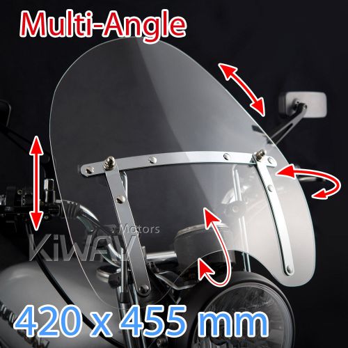 Medium 16" durable acrylic windshield screen protection for vento rebellian 200