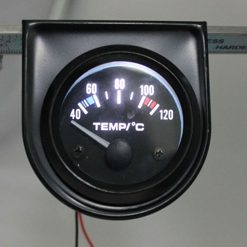 2'' 52mm 12v car auto pointer water temp gauge temperature 40 - 120℃ white led