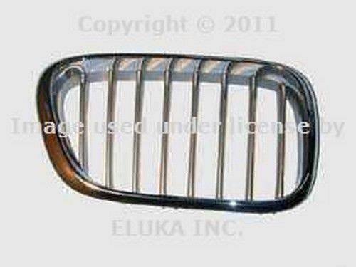 Bmw genuin front kidney grille right x5 3.0i x5 4.4i x5 4.6is e53 titanium look