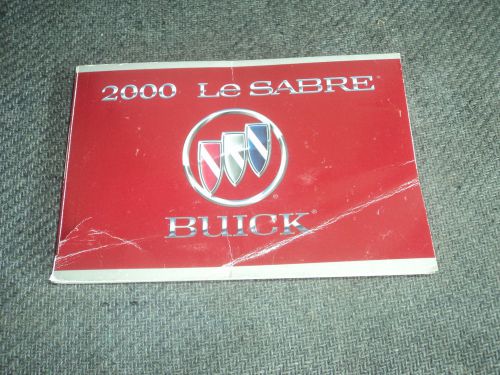Buick le sabre - 2000  owner&#039;s manual