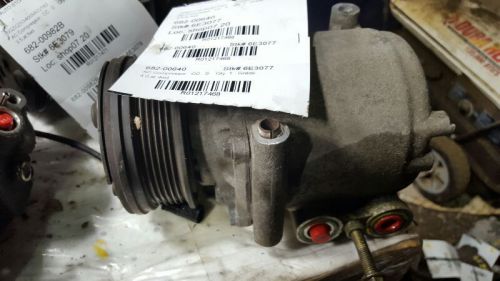 Ac compressor 4 door exc. sport trac 6 cyl fits 02-05 explorer 1217468