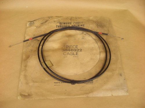 Nos 1978 cordoba fury charger heater control valve cable mopar 78