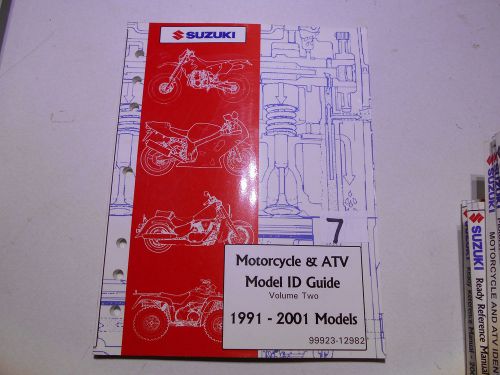 1991 to 2001 suzuki motorcycle &amp; atv id guide volume 2  #7