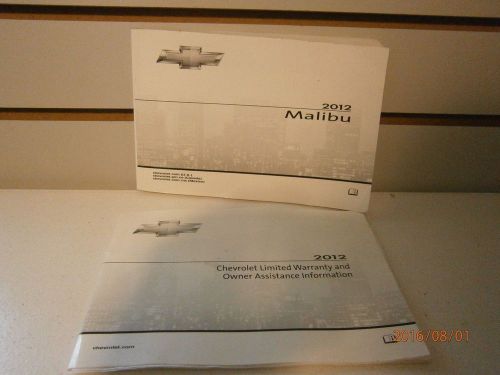 2012 chevy malibu owner`s manual book