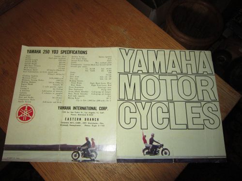 Yamaha 1960 yd3 brochure