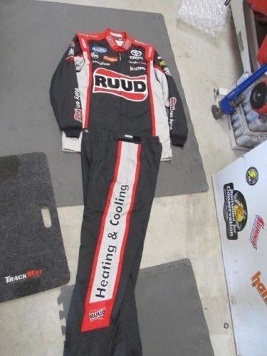 Nascar race used rudd crew fire suit sfi 3-2a/5 nationwide series (#5)