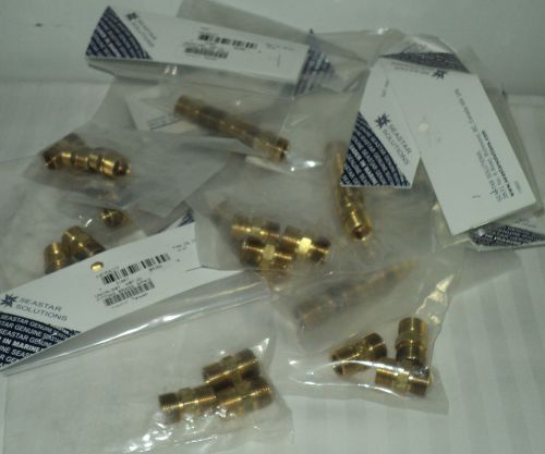 (11) 3-pks  hf5527 teleflex seastar hydraulic steering 3/8" tube union couplings