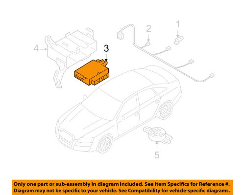 Audi oem 05-08 a6 quattro parking aid-control module 4f0910283n