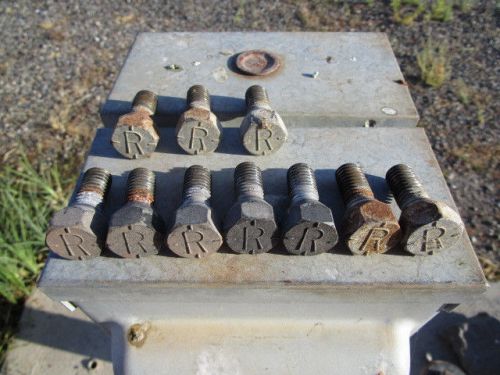 1/2-13 course right hand wheel bolt,dexter,fayett,vintage old rv,camper,trailer