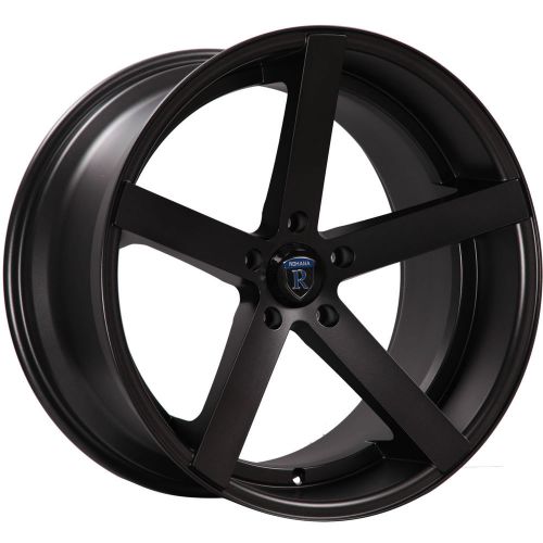 20x10 black wheel rohana rc22 5x4.5 25