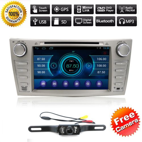 Quad-core gps car stereo dvd player android 4.4 for toyota camry 2007-2011 radio