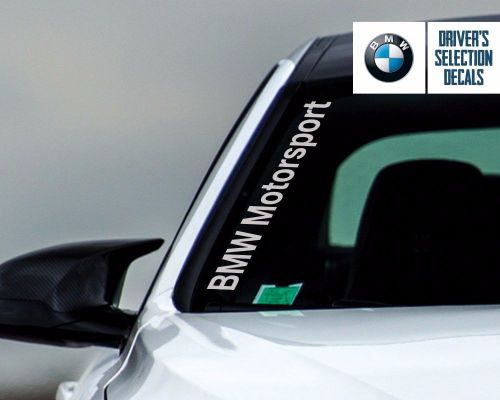 Bmw motorsport side windshield decal windows sticker graphic