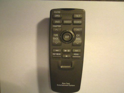 Toyota lexus rear dvd entertainment control remote  86170-50230