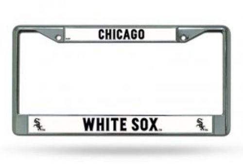 Chicago white sox chrome license plate frame