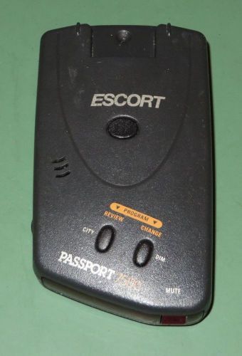 Escort passport 7500 radar detector, tested, works.. with window mount, pwr cord