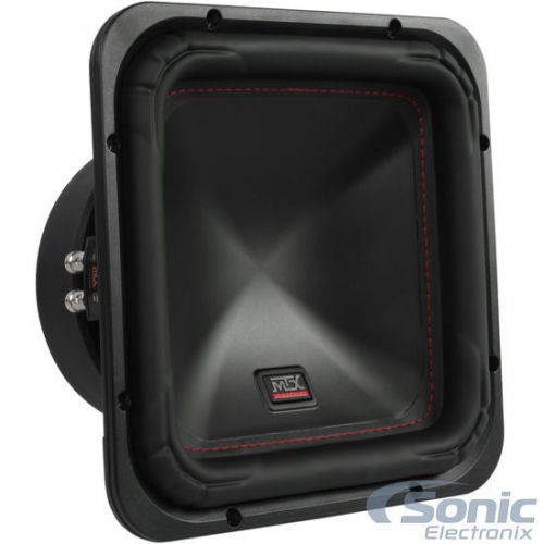 Mtx s6512-44 500w rms 12&#034; s65 series dual 4 ohm square car subwoofer