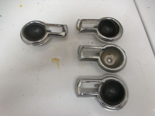 4 mercedes w111 w110 door handle chrome bezels