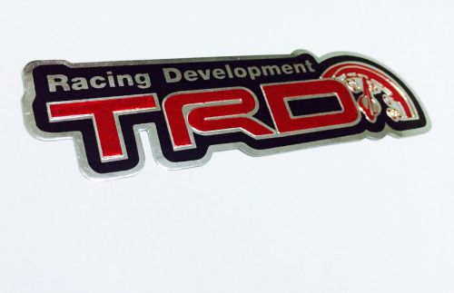 Trd racing development soft aluminum foil decal/sticker car truck