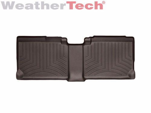 Weathertech floor mats floorliner for gmc terrain - 2011-2016 - 2nd row - cocoa