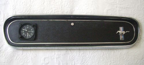 Rare 1964 1965 1966 mustang / shelby gt350 glove box door with rally clock