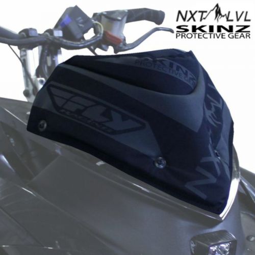Skinz nxt lvl fly windshield pak - flat black - arctic cat 2012-2017 zr f xf m