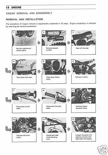 SUZUKI Workshop Manual RM370 RM250 1975 1976 1977 & 1978 VMX Service and Repair, US $29.95, image 2