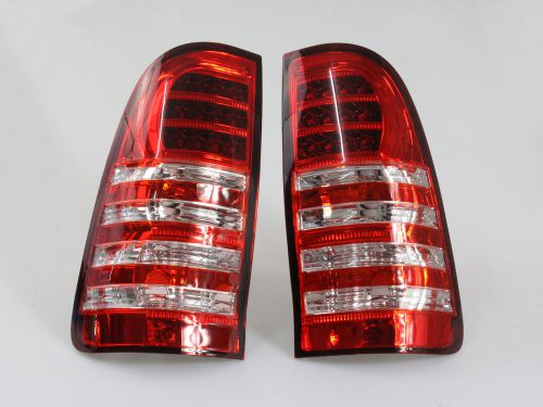 2004-2011 toyota hilux vigo mk6 sr5 eagle eyes led red clear len tail light lamp