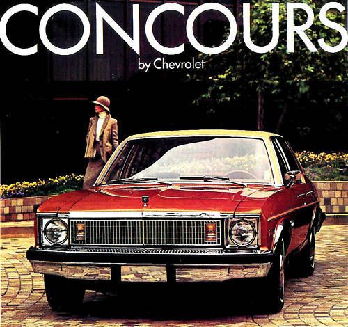 1977 chevy concours brochure-coupe-hatch-sedan-350 v8