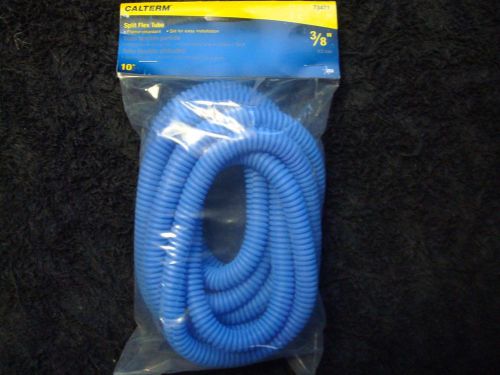 3/8&#034; 10ft calterm yamaha blue split seam  flexible wire cable loom tubing wrap