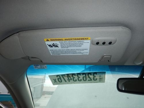 Driver left sun visor w/illumination fits 10-12 fusion 1402913